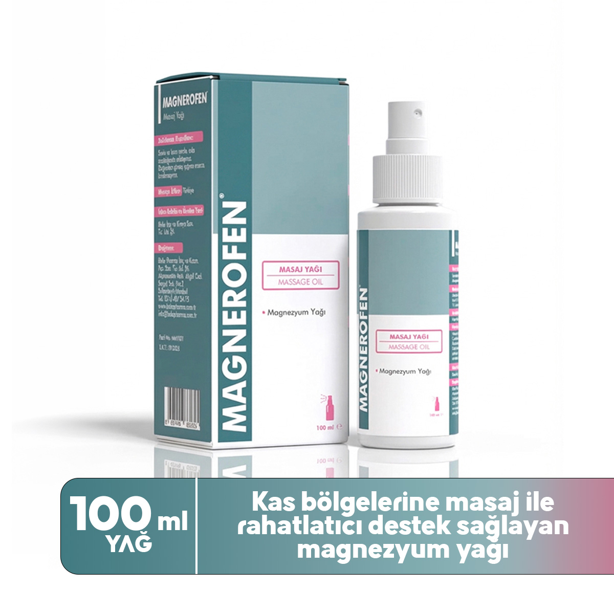 Magnerofen Masaj Yağı 100 ml