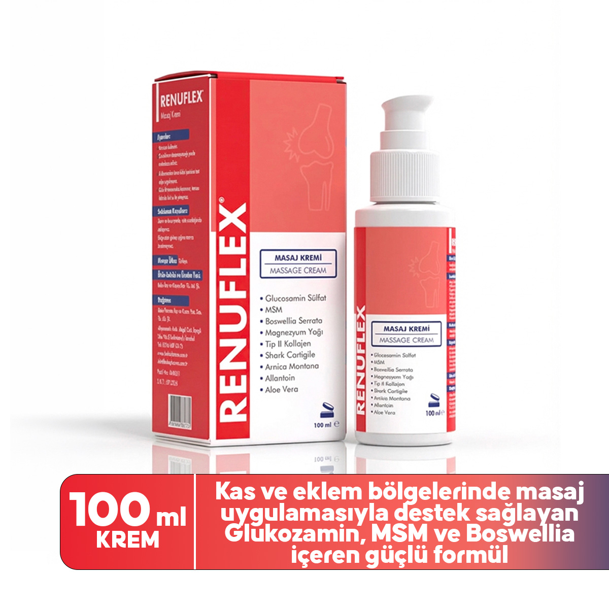 Renuflex Masaj Kremi 100 ml